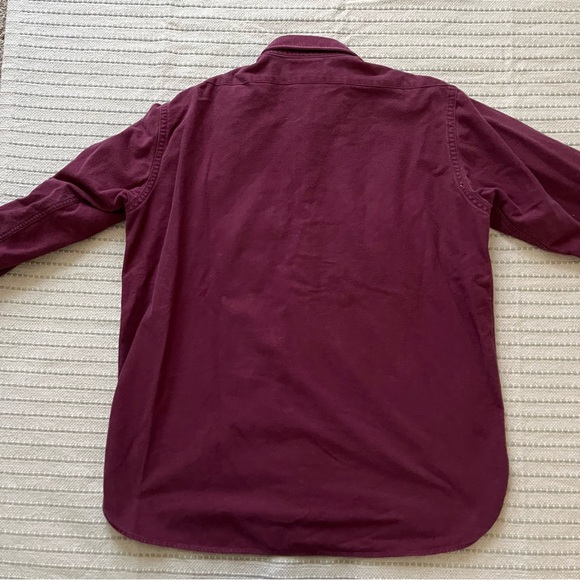 Vintage 90s L.L. Bean fishing lure chamois cloth button up shirt - Picture 4 of 5